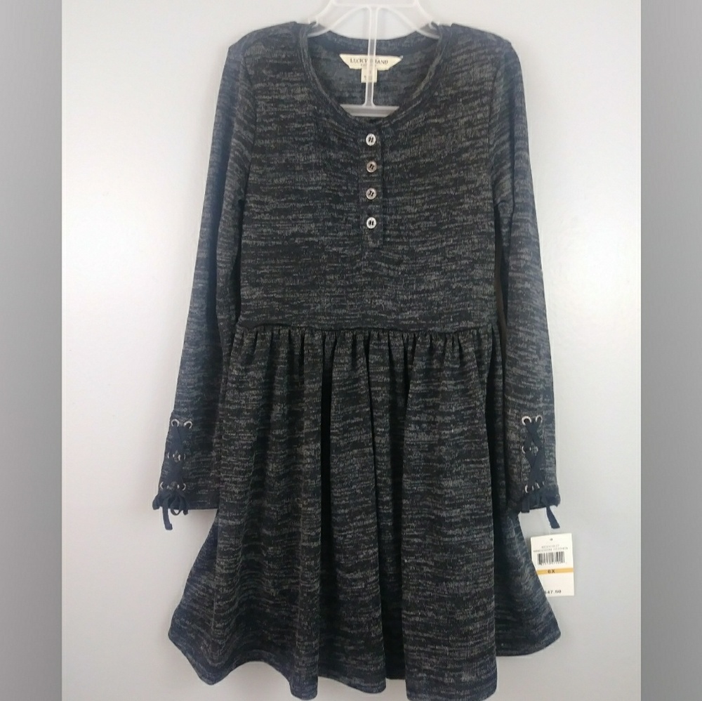 Nwt Lucky Brand girls lightweight sweater dress